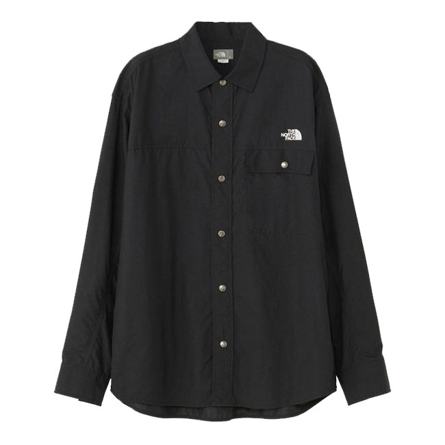 美品ノースフェイス ヌプシシャツ NR11961 K ブラック THE NORTH FACE ザ ノースフェイス ロングスリーブ ヌプシ