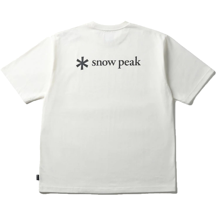 スノーピーク　バックプリントロゴTシャツ　サイズXL 限定品　ブラック　黒　希少 snow peak（スノーピーク） tシャツ 別注 谷川岳 プリント Tシャツ