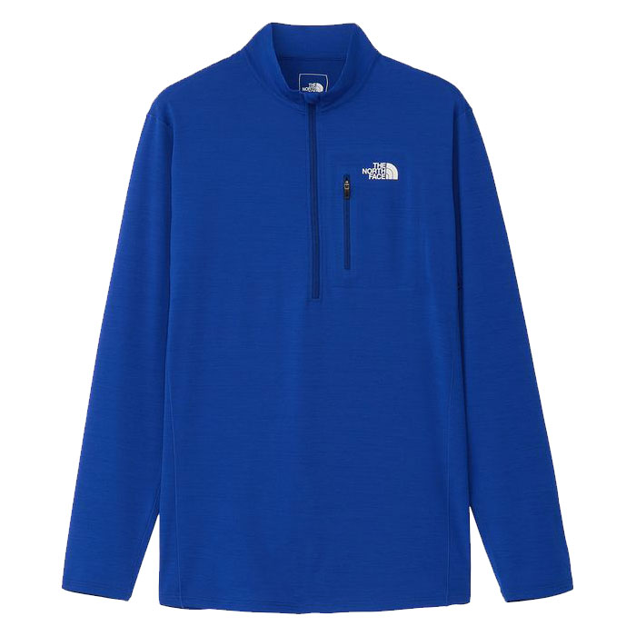 2026 春・夏 NEW ザ・ノースフェイス ロングスリーブ フラッシュドライ スリーディー ジップアップ メンズ NT62505 THE NORTH FACE 長袖 UVケア 抗菌防臭加工の画像