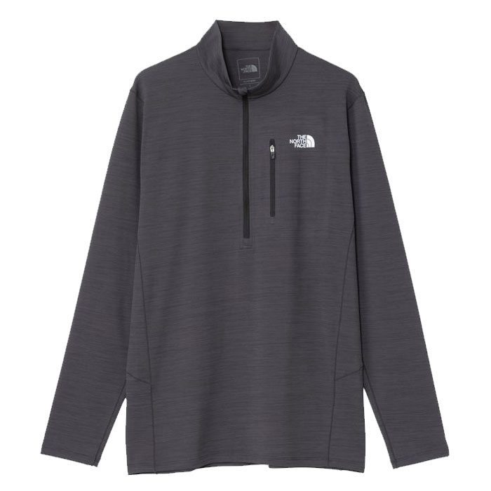 2026 春・夏 NEW ザ・ノースフェイス ロングスリーブ フラッシュドライ スリーディー ジップアップ メンズ NT62505 THE NORTH FACE 長袖 UVケア 抗菌防臭加工の画像