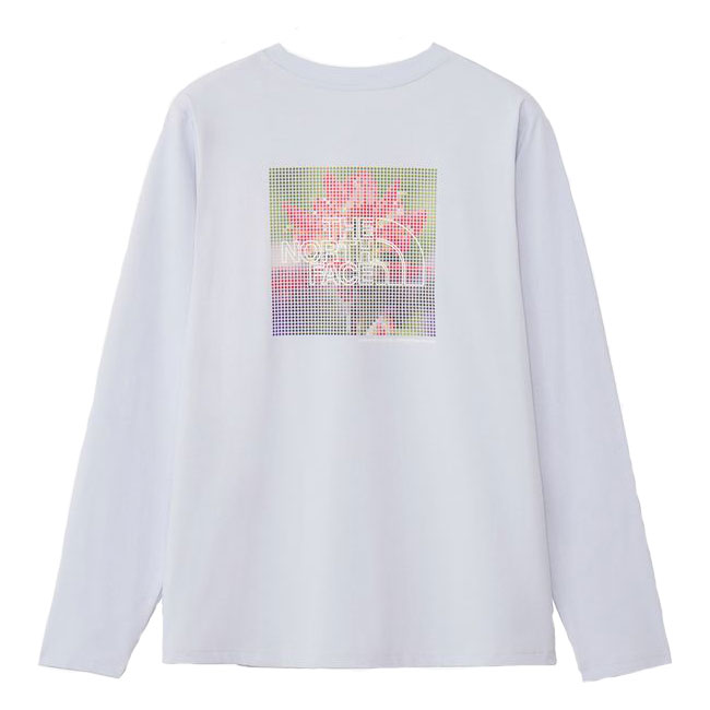 ◆◆メール便発送 ＜ノースフェイス＞ THE NORTH FACE ロングスリーブ ES フラワーボックスロゴティー レディース 長袖Tシャツ NTW32582 公式・セール】ロングスリーブ ES フラワーボックスロゴティー