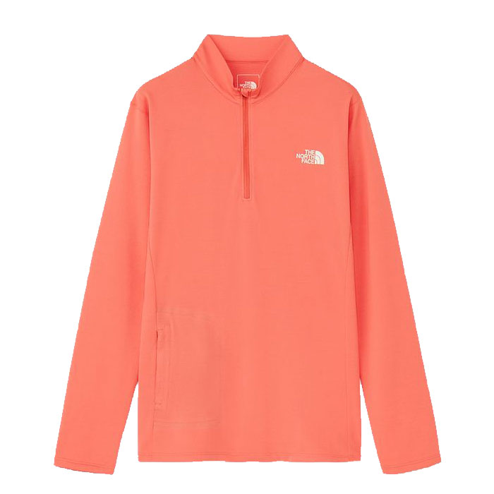 2026 春・夏 NEW ザ・ノースフェイス ロングスリーブ フラッシュドライ スリーディー ジップアップ レディース NTW62505 THE NORTH FACE UVケア 抗菌防臭加工の画像