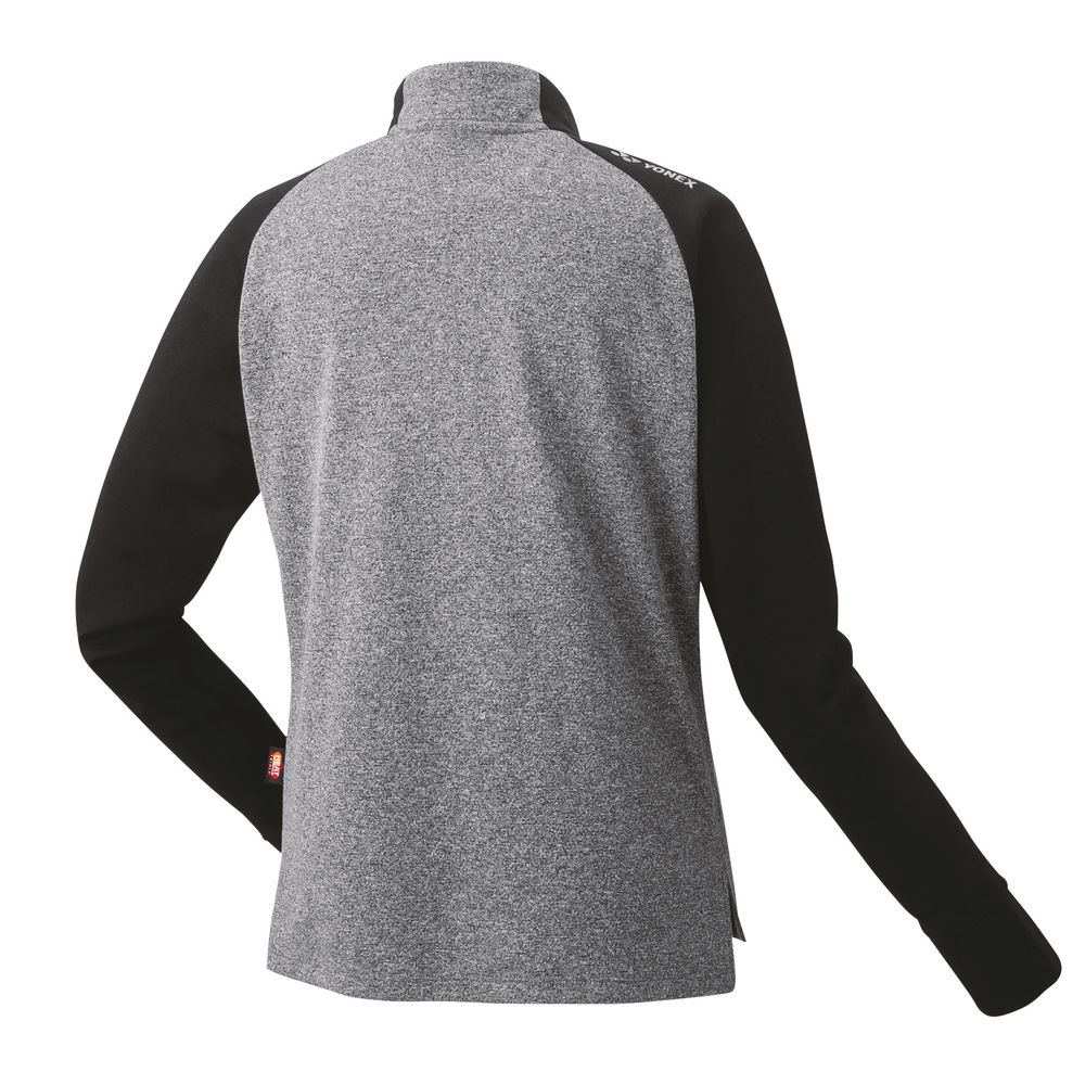 ヨネックス YONEX テニスウェア レディース 「上下セット」ロングスリーブＴシャツ 16668＋パンツ 68104 16668 68104 010 グレー 2023FW : 16668 68104 010 : sportsshop