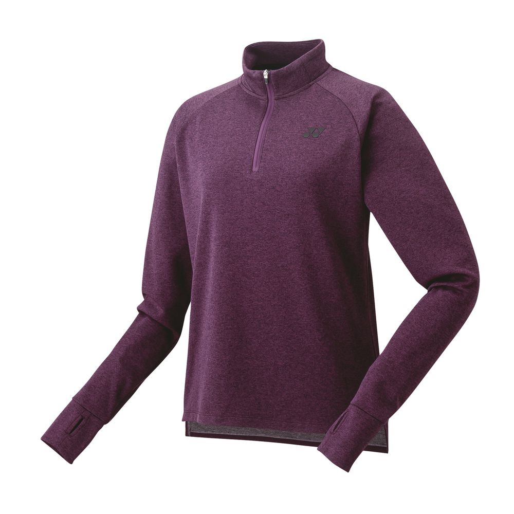 ヨネックス YONEX テニスウェア レディース 「上下セット」ロングスリーブＴシャツ 16668＋パンツ 68104 16668 68104 010 グレー 2023FW : 16668 68104 010 : sportsshop