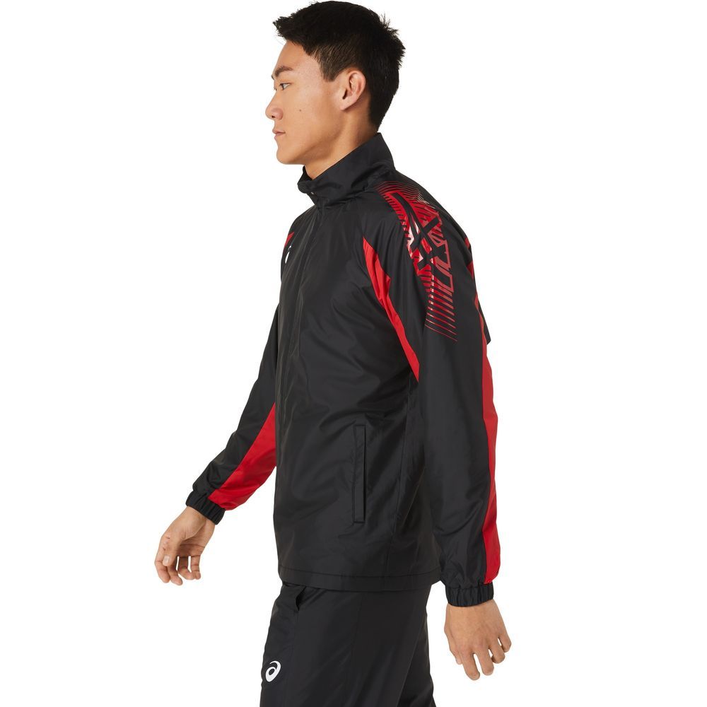 アシックス asics フィットネスウェア メンズ 裏トリコットウインドブレーカージャケット 2031D535 2022SSの画像