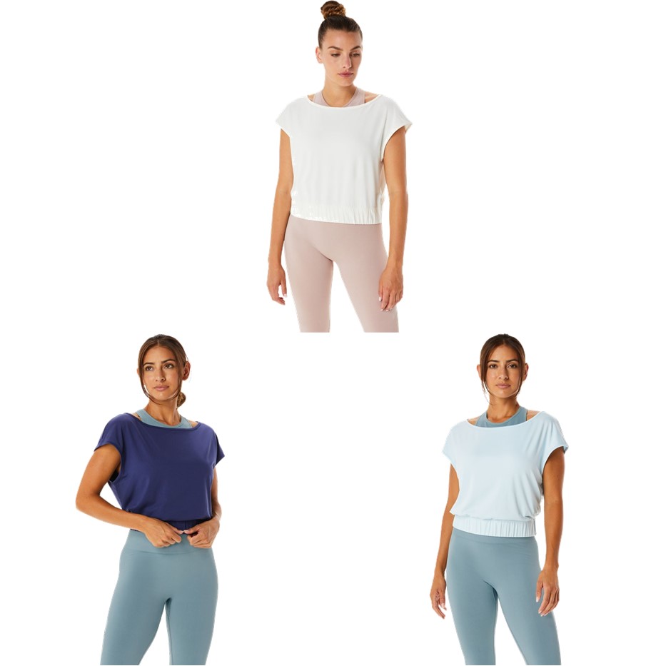 アシックス asics フィットネスウェア レディース NAGINO FLEX SS TOP 2032C729 2023SS