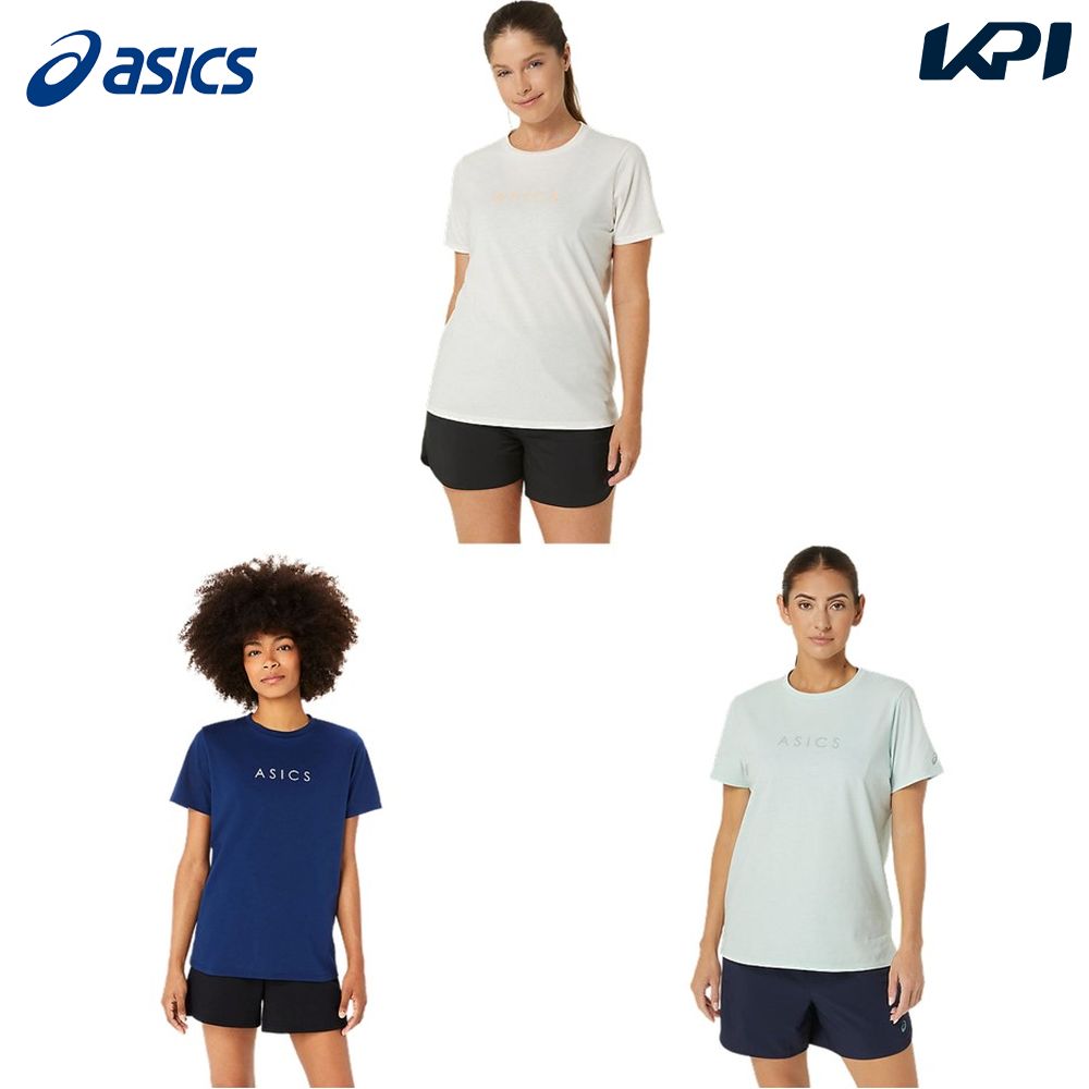 アシックス asics フィットネスウェア レディース   トレーニングコアグラフィック半袖Ｔシャツ 2032C960 2024SS