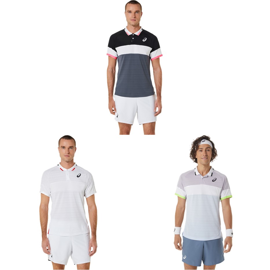アシックス asics テニスウェア メンズ MATCH POLO-SHIRT 2041A246 2023SS