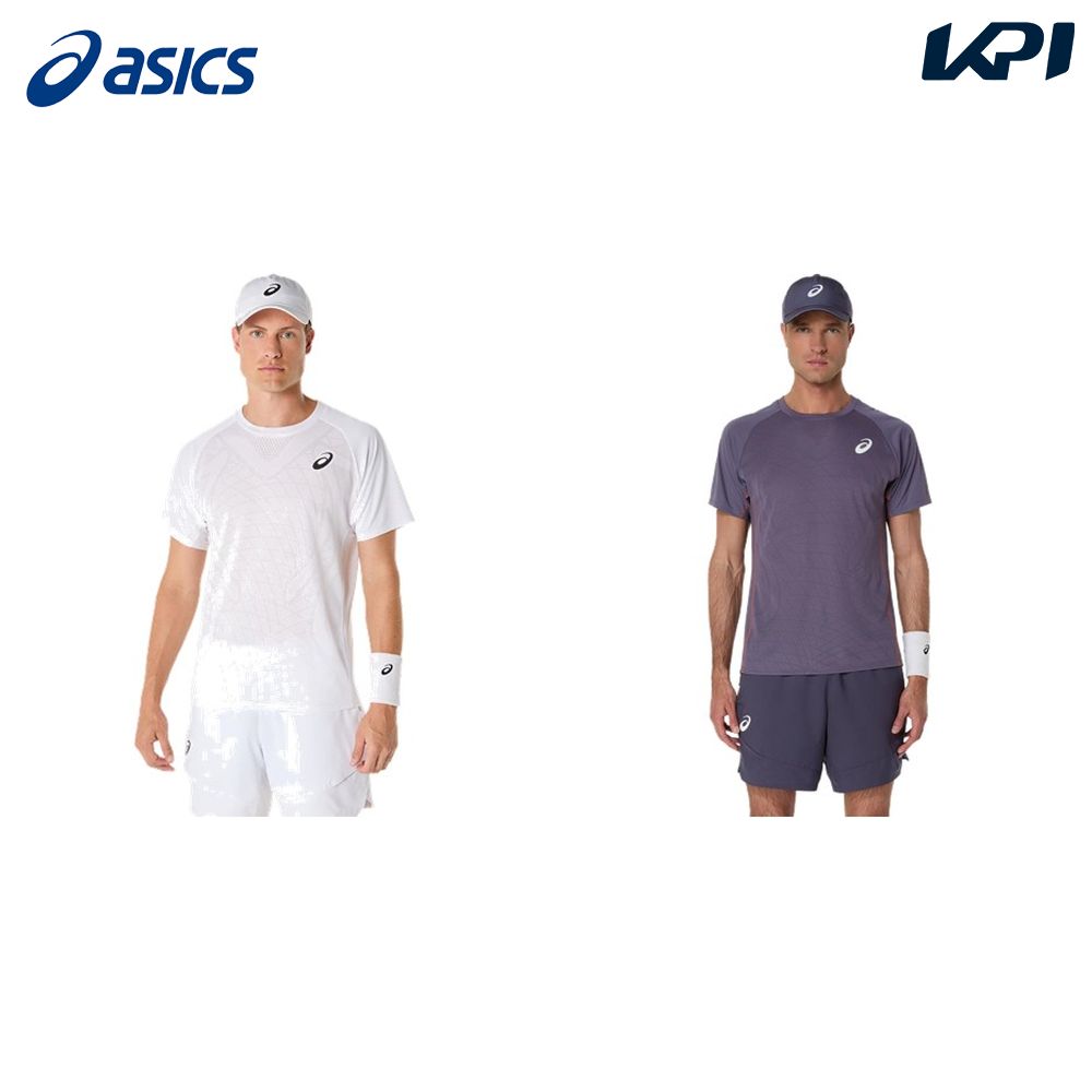 アシックス asics テニスウェア メンズ   MATCH ACTIBREEZE SS TOP 2041A320 2025SS