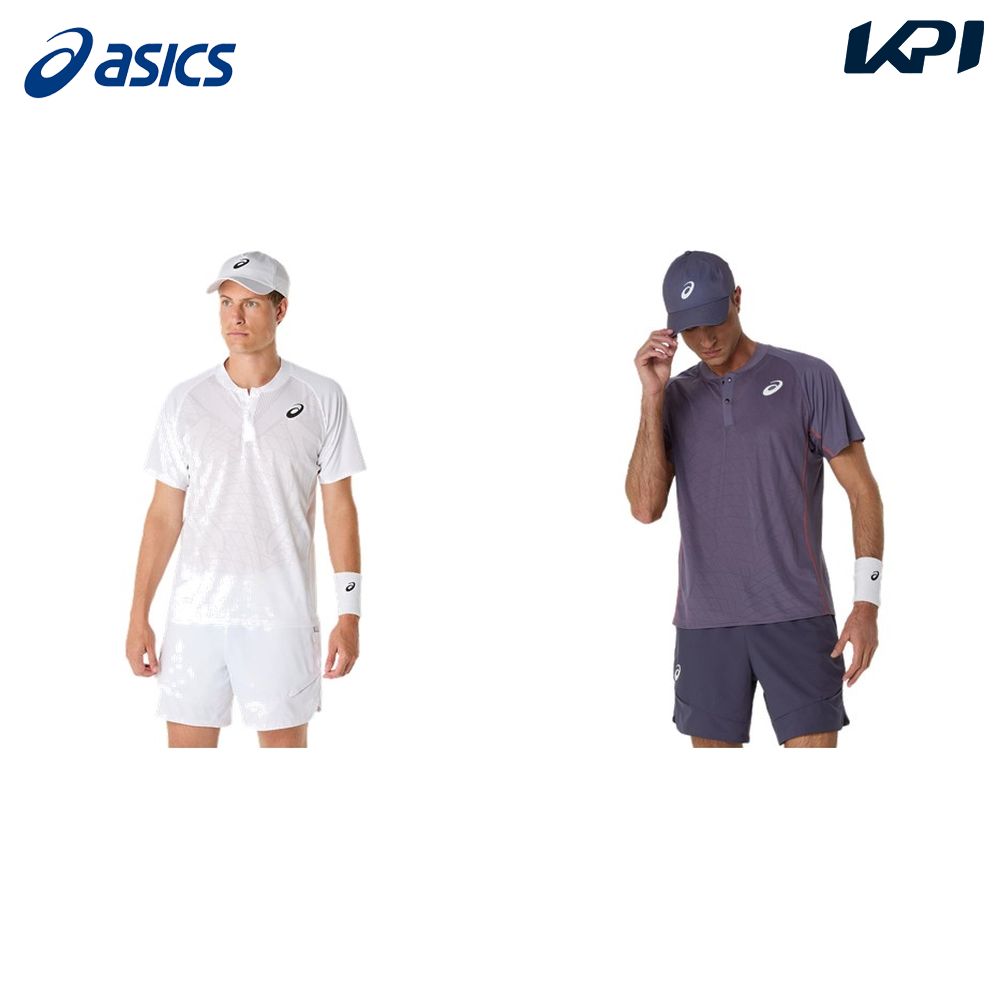 アシックス asics テニスウェア メンズ   MATCH ACTIBREEZE POLO-SHI 2041A322 2025SS