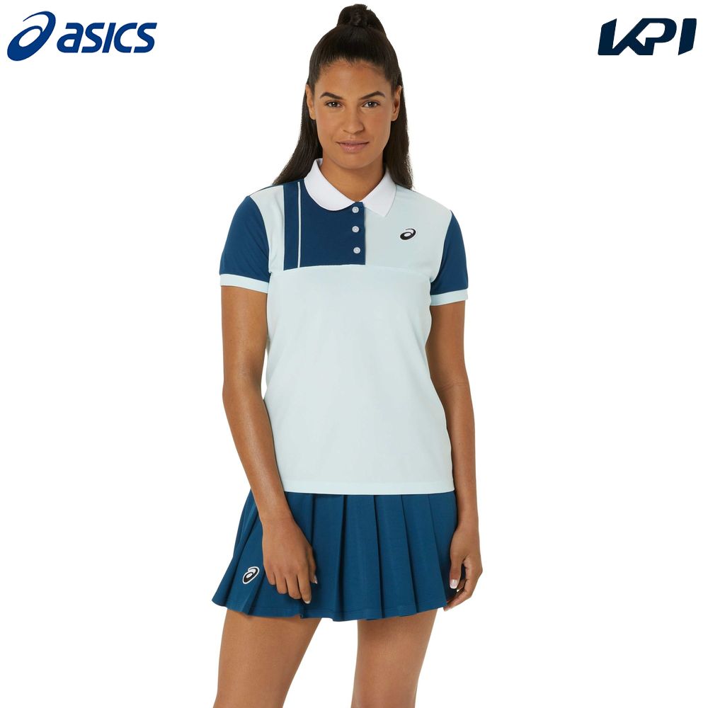 アシックス asics テニスウェア レディース   ウイメンズクラシックポロシャツ 2042A295-403 2024FW