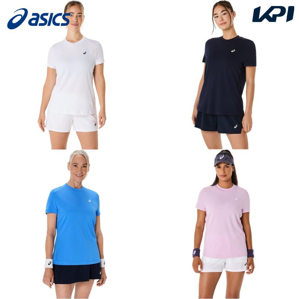 アシックス asics テニスウェア レディース   COURT SS TOP 2042A371 2025SS