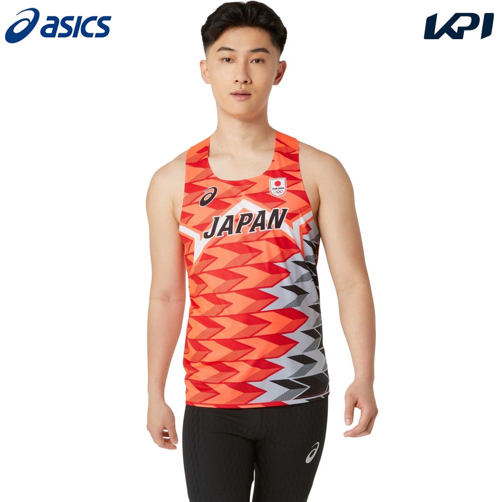 アシックス asics 陸上ウェア メンズ   陸上日本代表オーセンティックシングレット 2091A715 2024FW