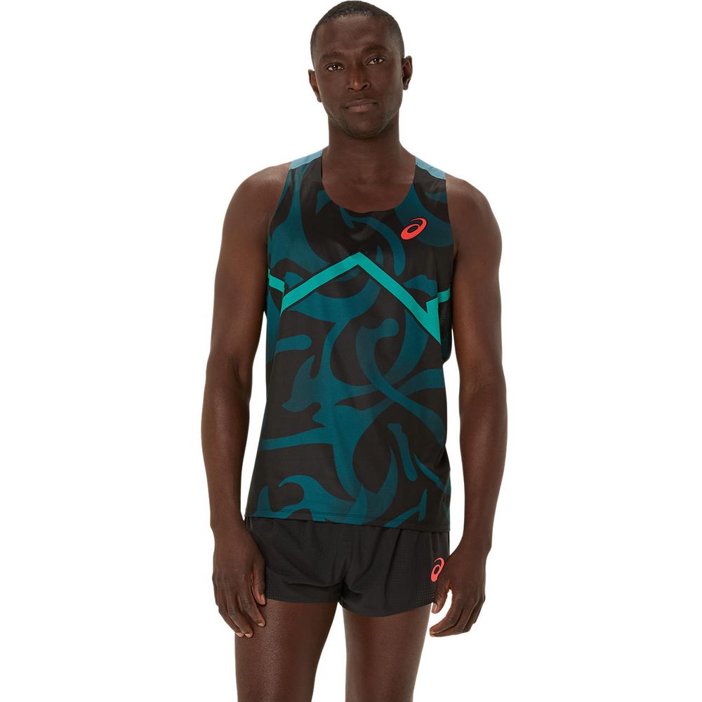 アシックス asics 陸上ウェア メンズ   クールグラフィックシングレット 2091A739-412 2025SS