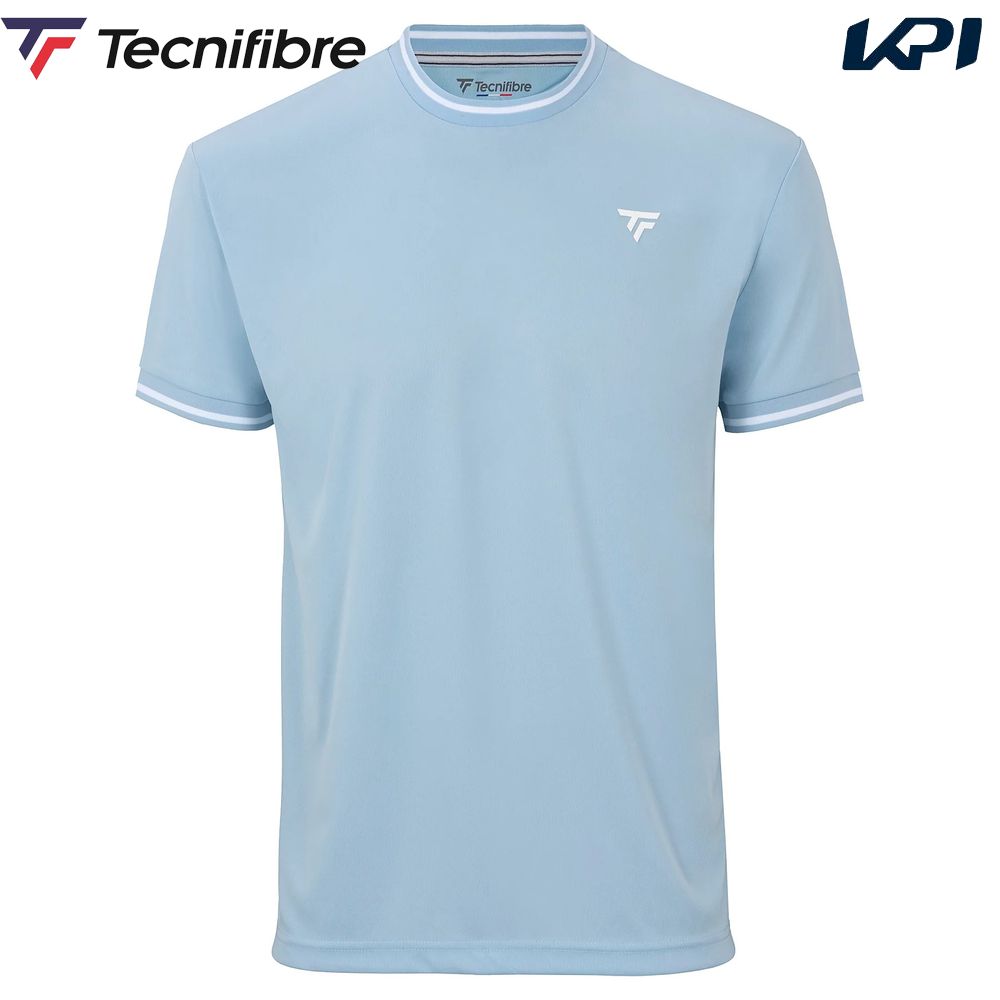 テクニファイバー Tecnifibre テニスウェア メンズ   Tecnifibre Textile  TEAM TECH TEE GLACIER  チーム テック Tシャツ 22TECHGL 2026SS