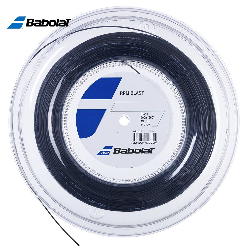 『即日出荷』バボラ Babolat テニスガット・ストリング  RPM BLAST RPMブラスト 200mロール ロールガット 243101 | Babolat