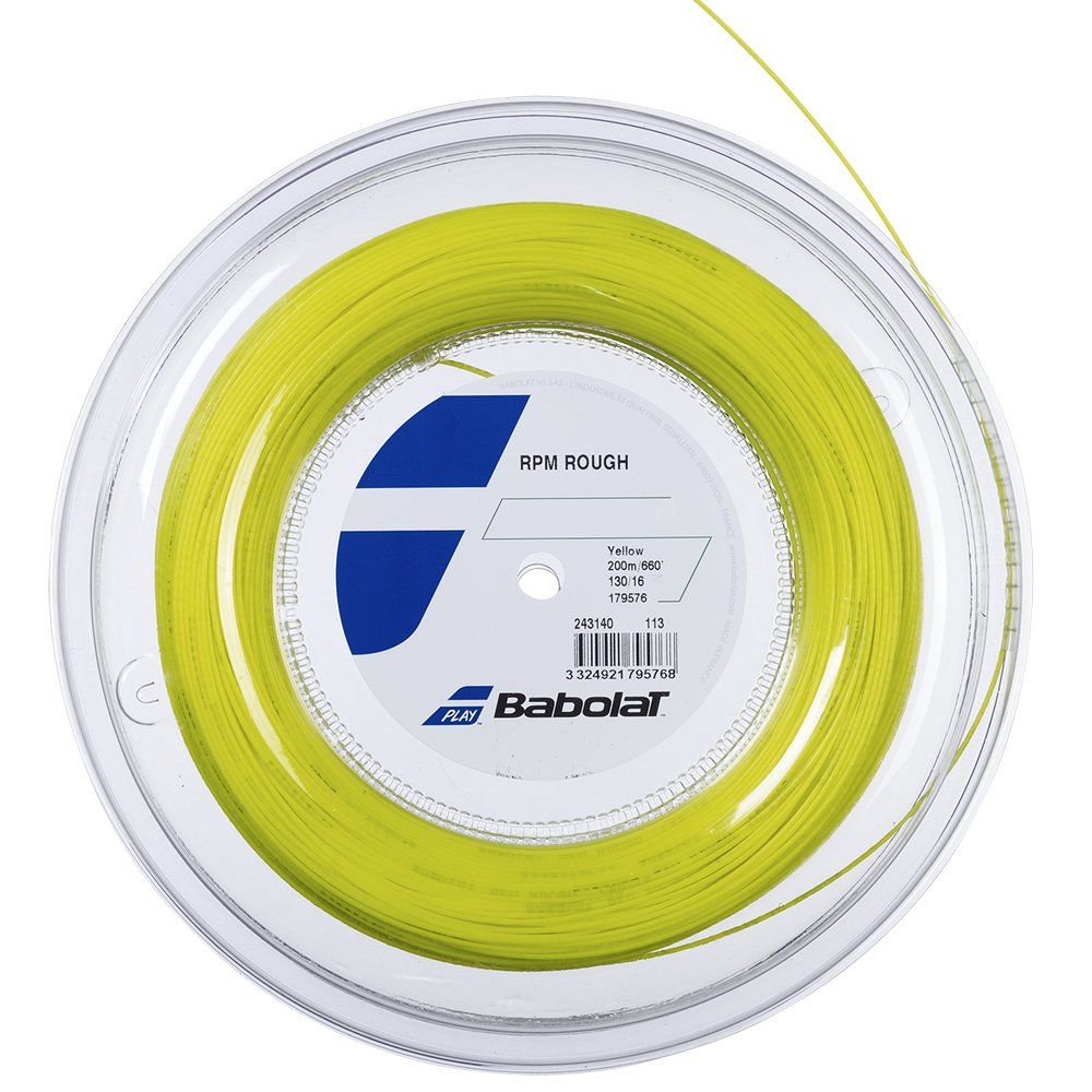 バボラ Babolat テニスガット・ストリング  RPM ROUGH RPMラフ 200mロール ロールガット 243140｜sportsshop｜03