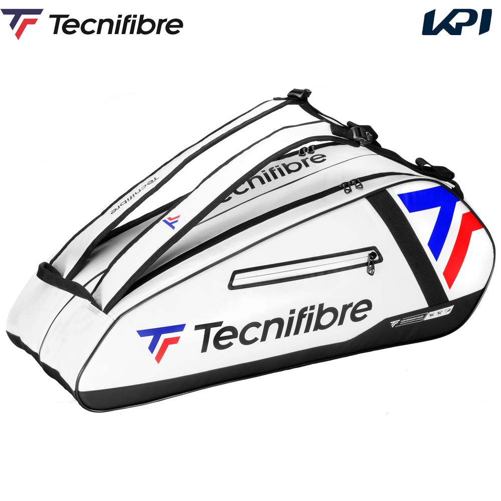 テクニファイバー Tecnifibre テニスバッグ・ケース    2025 TOUR ENDURANCE WHITE 6R ラケットバッグ ラケット6本収納可  40TOUW256R