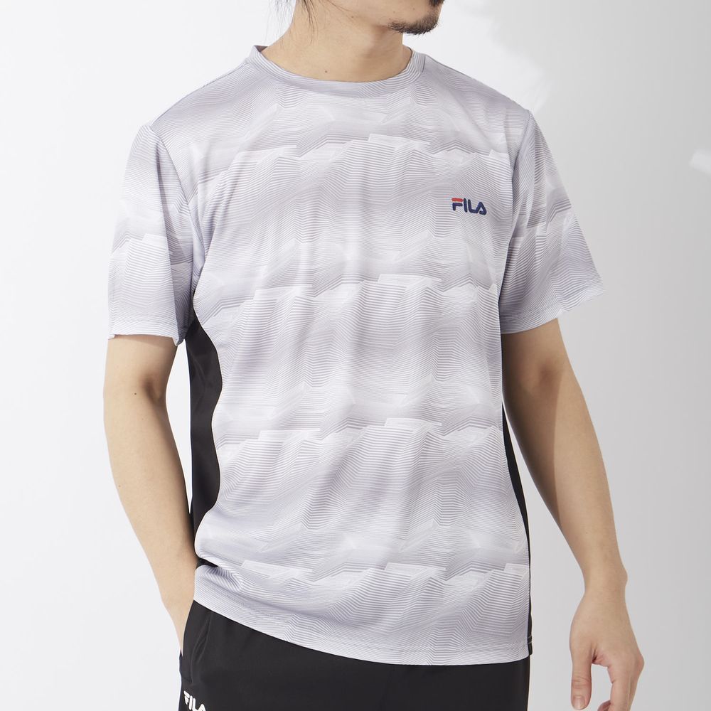 フィラ FILA アウトドアウェア メンズ   ＰＥドライ切替半袖Ｔシャツ 413314 2023S...