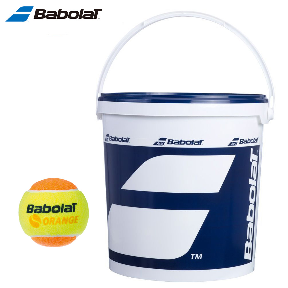 バボラ Babolat テニスボール ジュニア ORANGE 36球  オレンジ ステージ2 バケツ入り 513003
