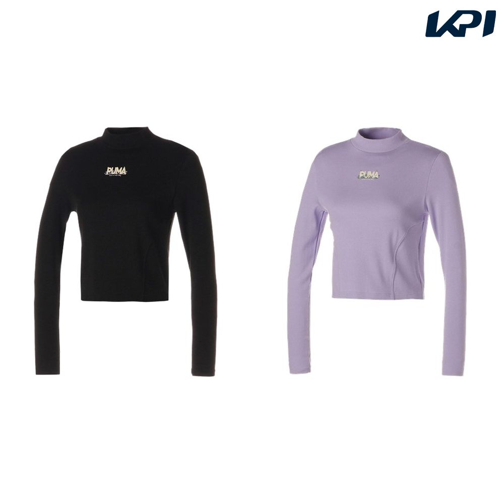 プーマ PUMA マルチSPウェア レディース 長袖 トップス CLASSICS JOY グラフィック LS TEE 539961 2023SS