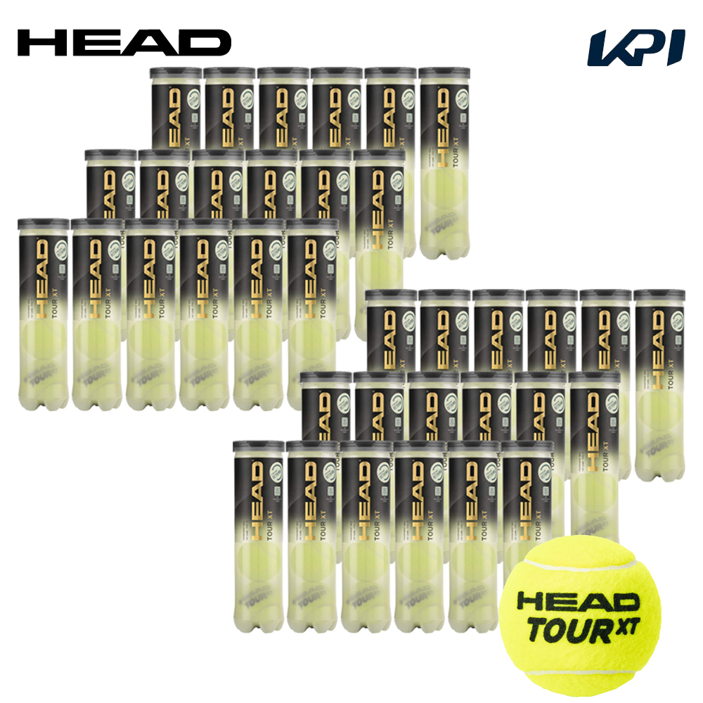 ヘッド HEAD テニスボール  HEAD TOUR XT ヘッドツアーXT 1缶4球入り2箱 36缶/144球  570824 ※予約 | 