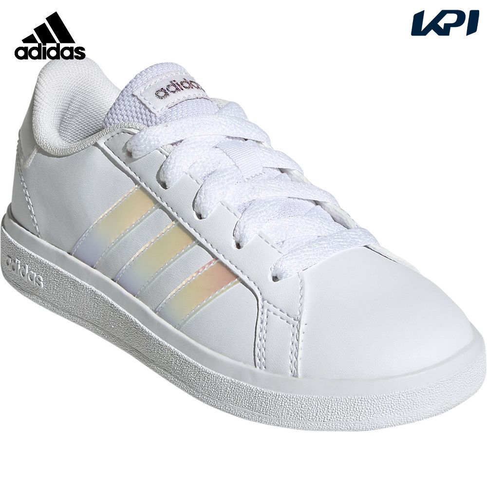 アディダス adidas テニスシューズ ジュニア   グランドコート ライフスタイル レース GY2326 | adidas