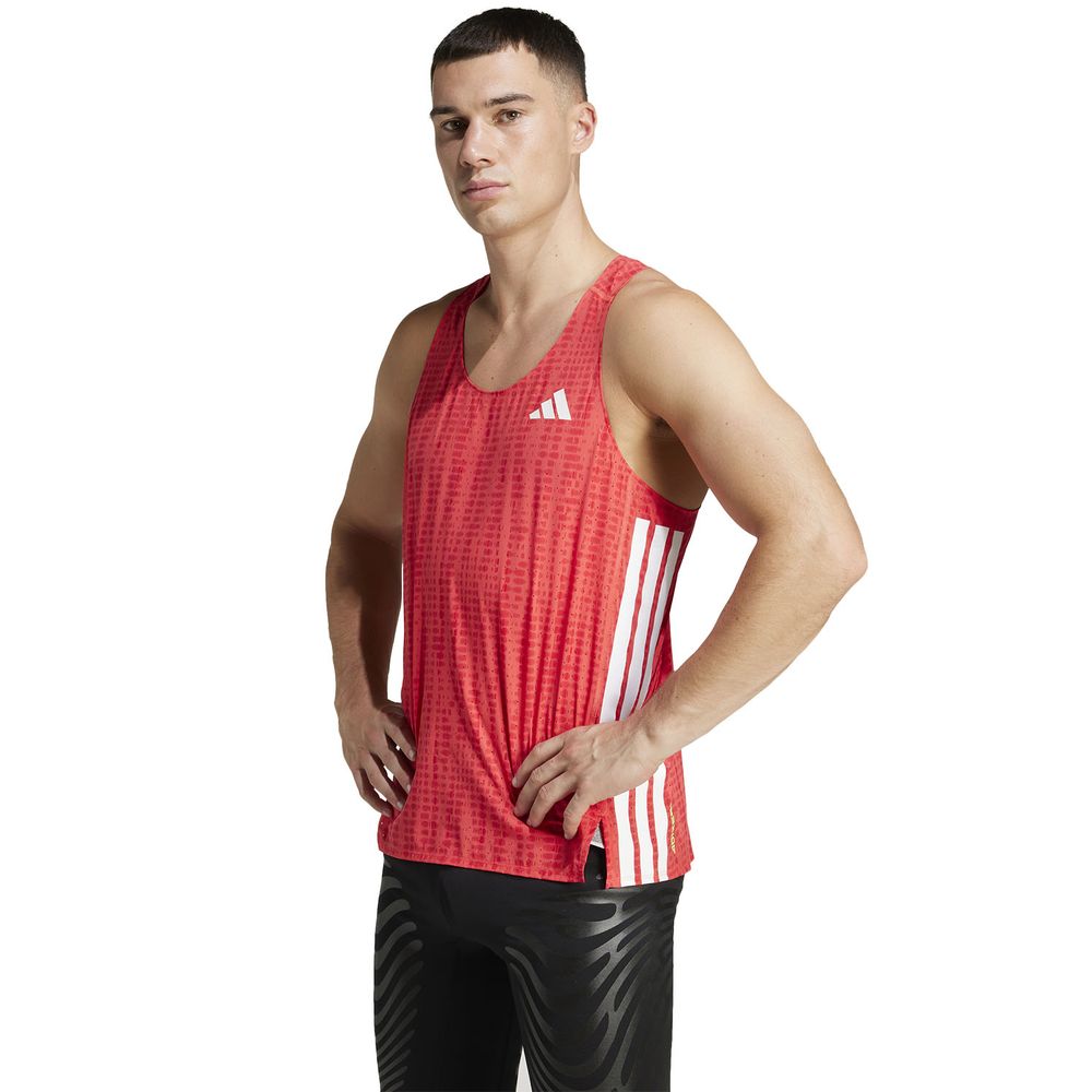 【新品Sサイズ】adidasランニング　シングレット adidas アディダス ランニングウェア メンズ アディゼロ