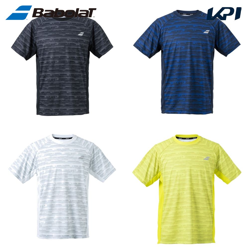 バボラ Babolat テニスウェア ユニセックス   CLUB SHORT SLEEVE SHIRT ショートスリーブ 半袖Tシャツ BUG4312C 2024SS | Babolat