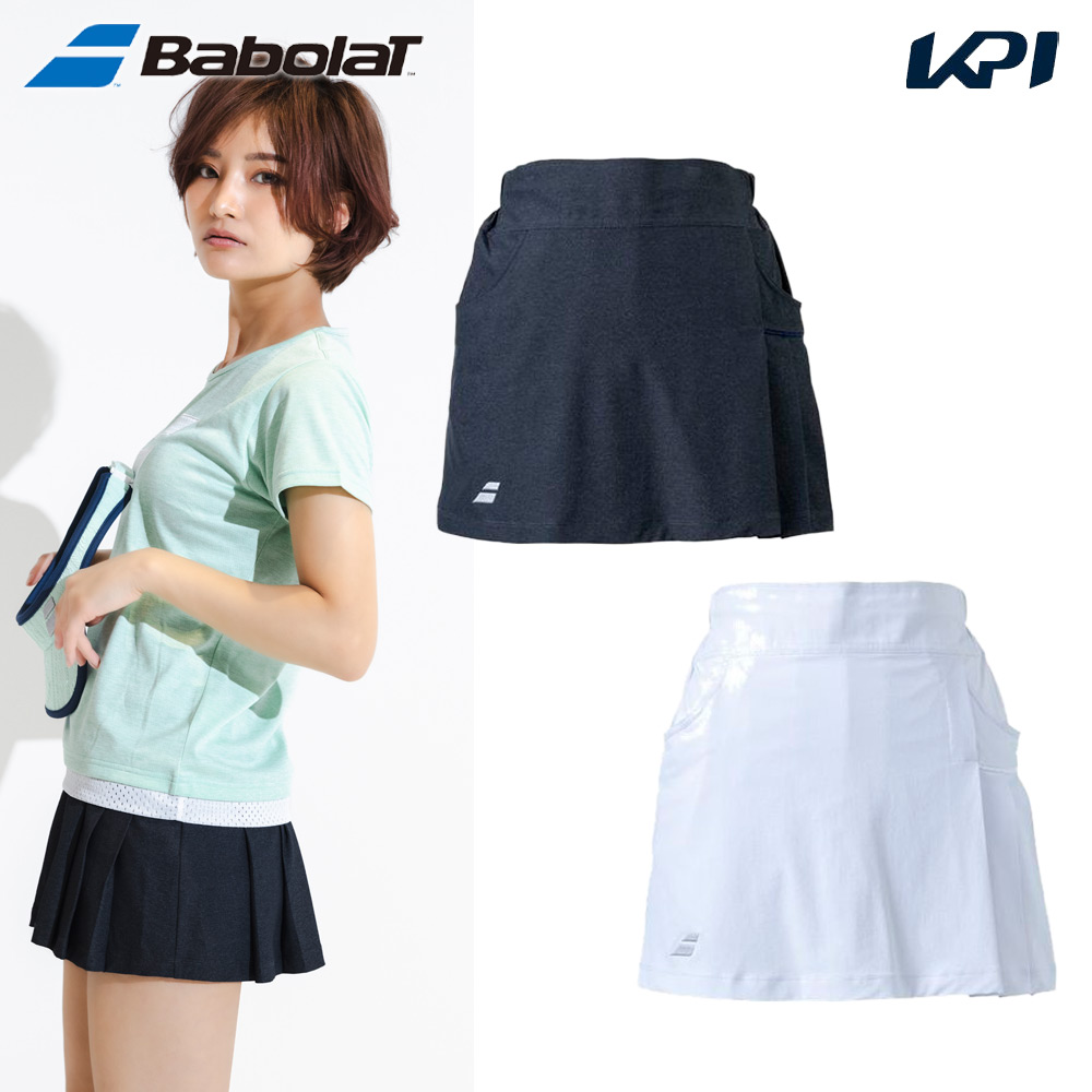 バボラ Babolat テニスウェア レディース   PURE  デニム-L スコート BWG4475 2024FW | Babolat
