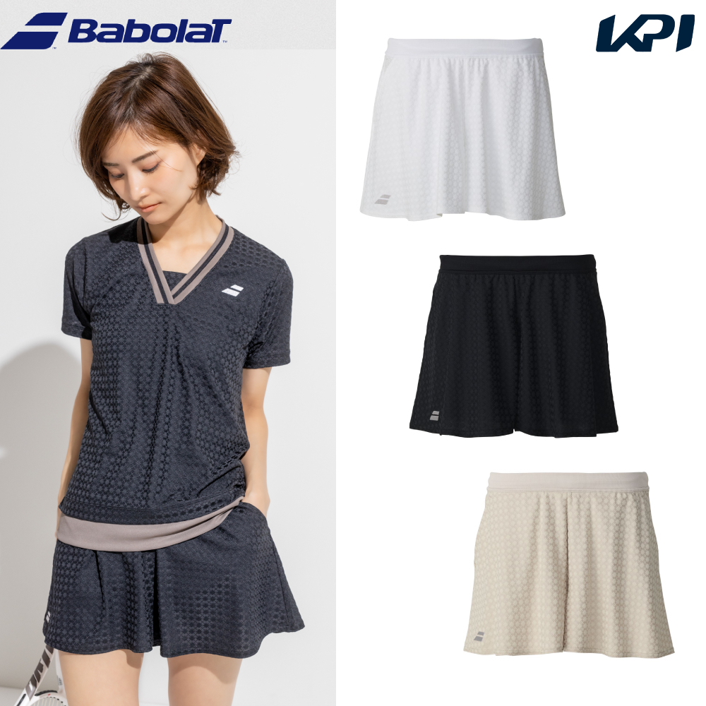 バボラ Babolat テニスウェア レディース   PLAY SHORT PANTS ショートパンツ　キュロット BWG6477 2026FW