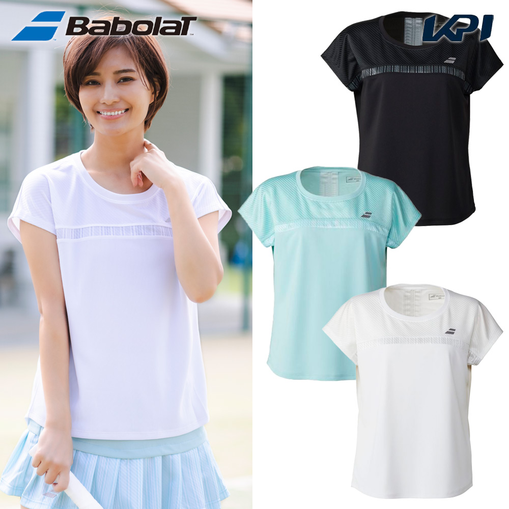 バボラ Babolat テニスウェア レディース   PURE SHORT SLEEVE SHIRT  LOOSE FIT 半袖Tシャツ BWP5528 2025SS｜KPI WELLNESS