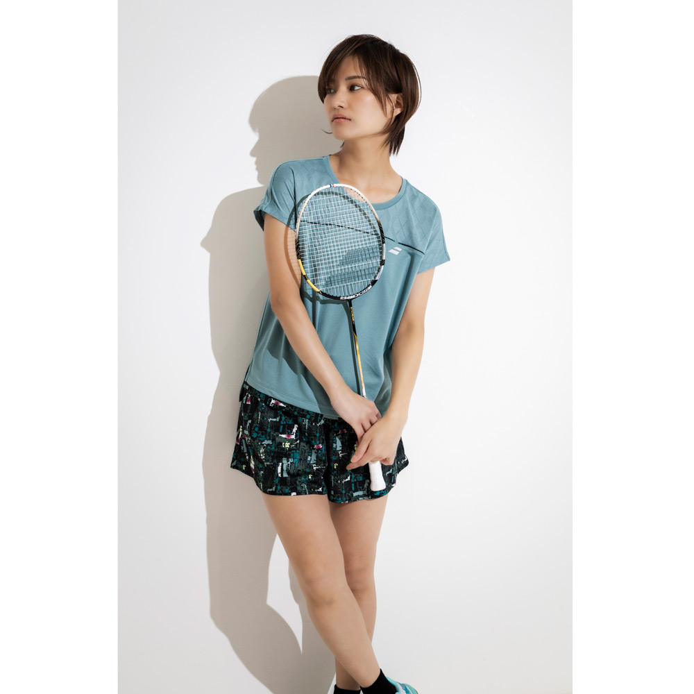 バボラ Babolat テニスウェア レディース   PURE SHORT SLEEVE SHIRT ゲームシャツ ショートスリーブシャツ 半袖シャツ BWP5574 2025FW | Babolat | 06