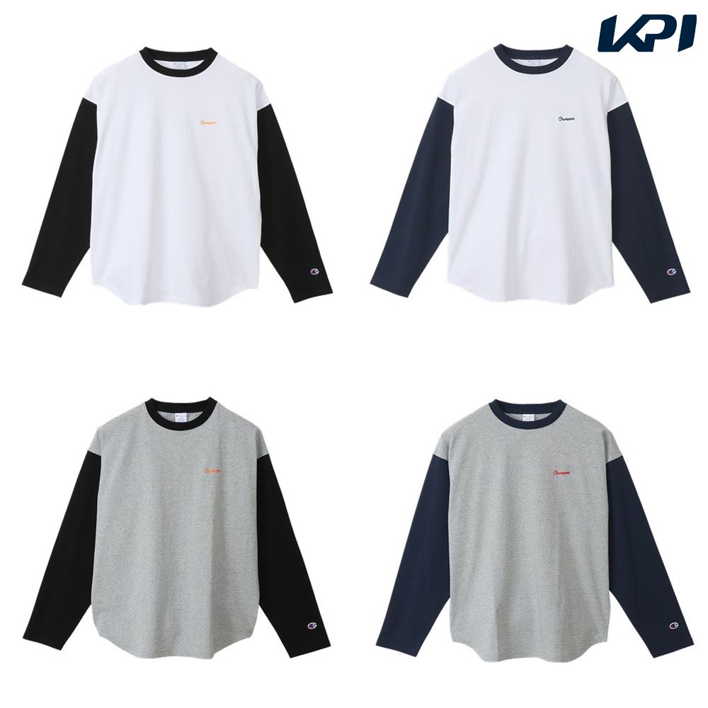 Hanes カジュアルウェア メンズ Ｌ／Ｓ　ＢＡＳＥＢＡＬＬ　Ｔ−Ｓ 長袖ベースボールTシャツ C3-Y402 2023FW