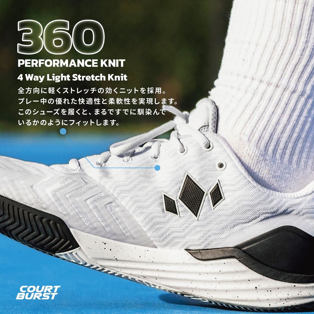 ダイアデム DIADEM  ピックルボールシューズ メンズ   COURT BURST コートバースト ピックルボール・テニス TCA002 6月下旬発売予定※予約 |  | 08