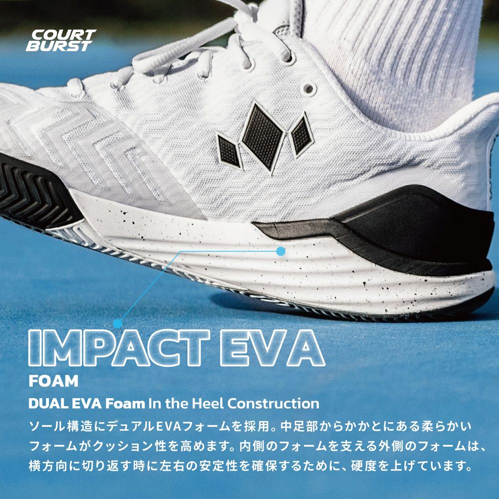 ダイアデム DIADEM  ピックルボールシューズ メンズ   COURT BURST コートバースト ピックルボール・テニス TCA002 6月下旬発売予定※予約 |  | 11