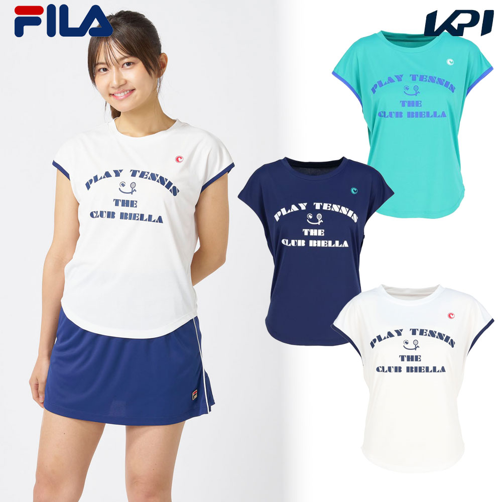 フィラ FILA テニスウェア レディース   グラフィックＴシャツ CZ6FGW014 2026FW