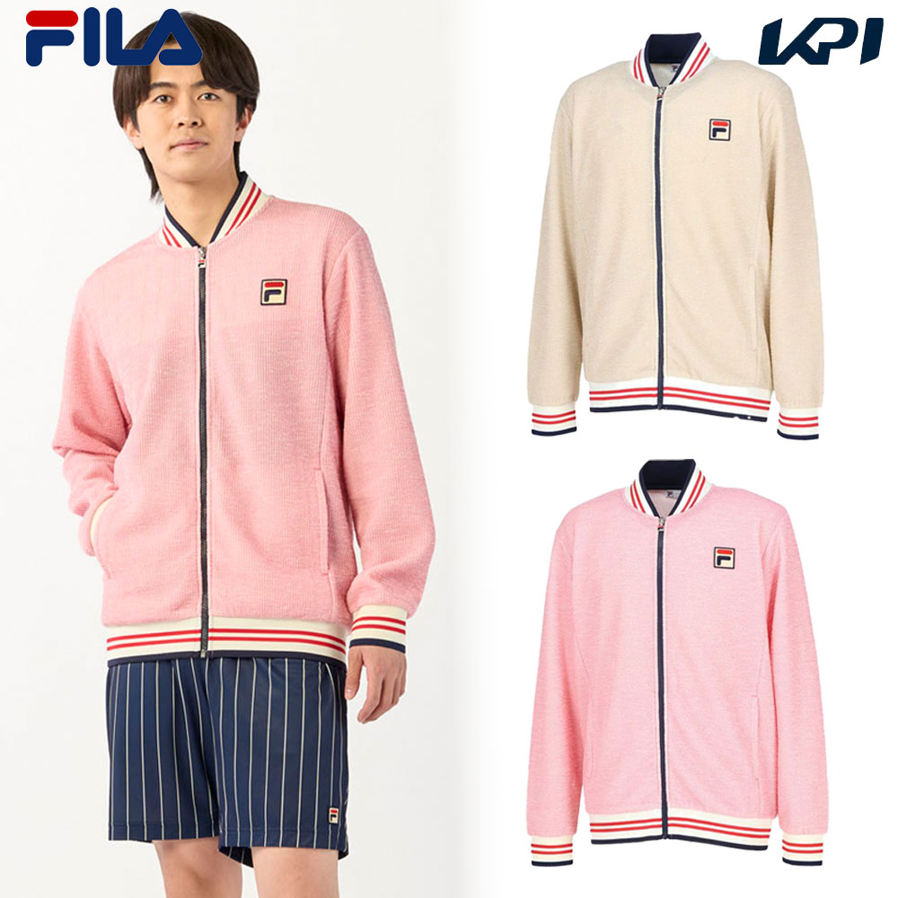 「上下セット」フィラ FILA テニスウェア メンズ トラックジャケット×ハーフパンツ CZ6SGM003-CZ6SGM006 2026SS