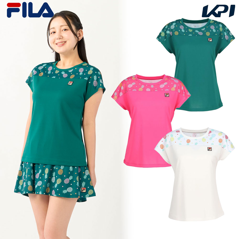 フィラ FILA テニスウェア レディース   ゲームシャツ CZ6SGW007 2026SS