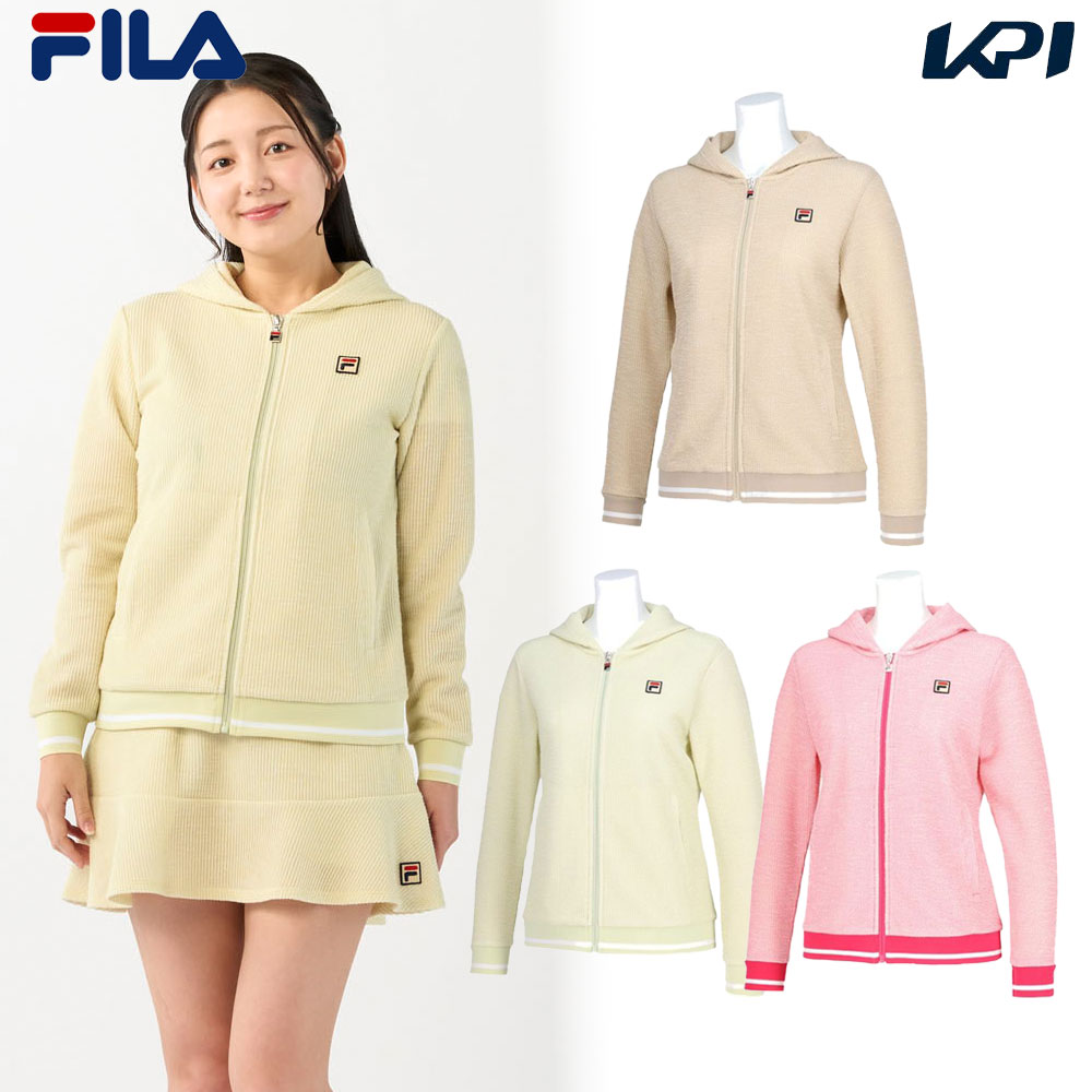 フィラ FILA テニスウェア レディース   フルジップパーカー CZ6SGW020 2026SS