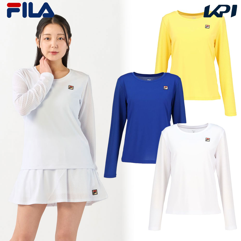 フィラ FILA テニスウェア レディース   ロングスリーブシャツ CZ6SGW028 2026SS