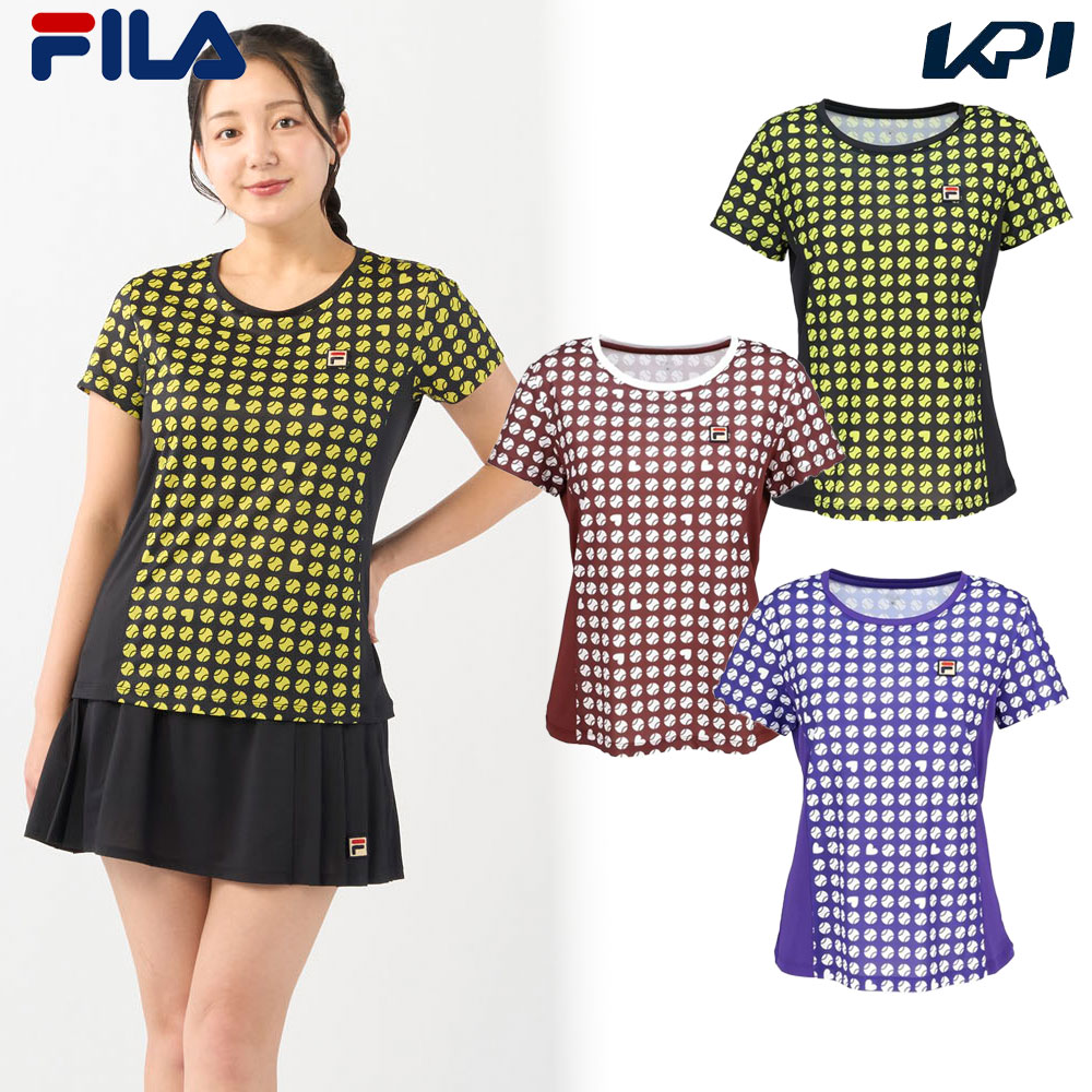 フィラ FILA テニスウェア レディース   ゲームシャツ CZ6SGW053 2026SS
