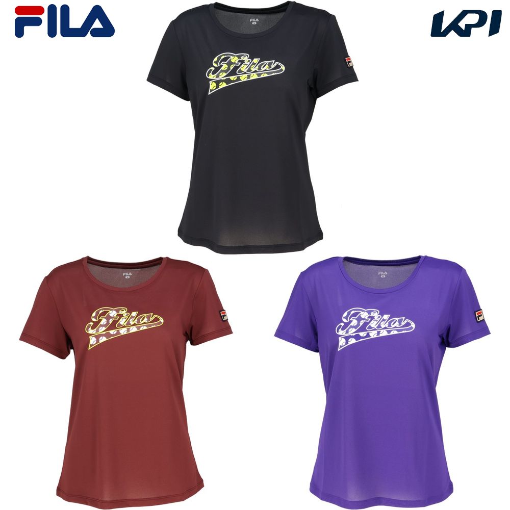 フィラ FILA テニスウェア レディース   グラフィックTシャツ CZ6SGW056 2026SS