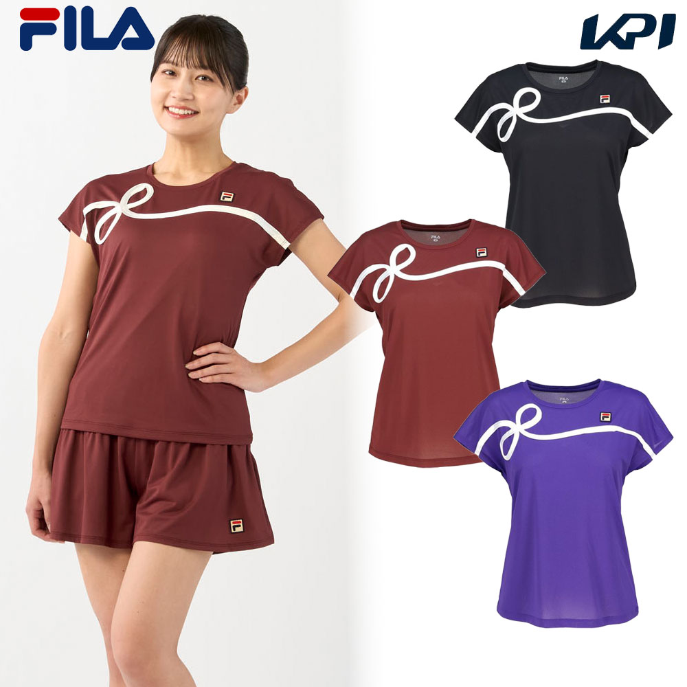 フィラ FILA テニスウェア レディース   ゲームシャツ CZ6SGW061 2026SS