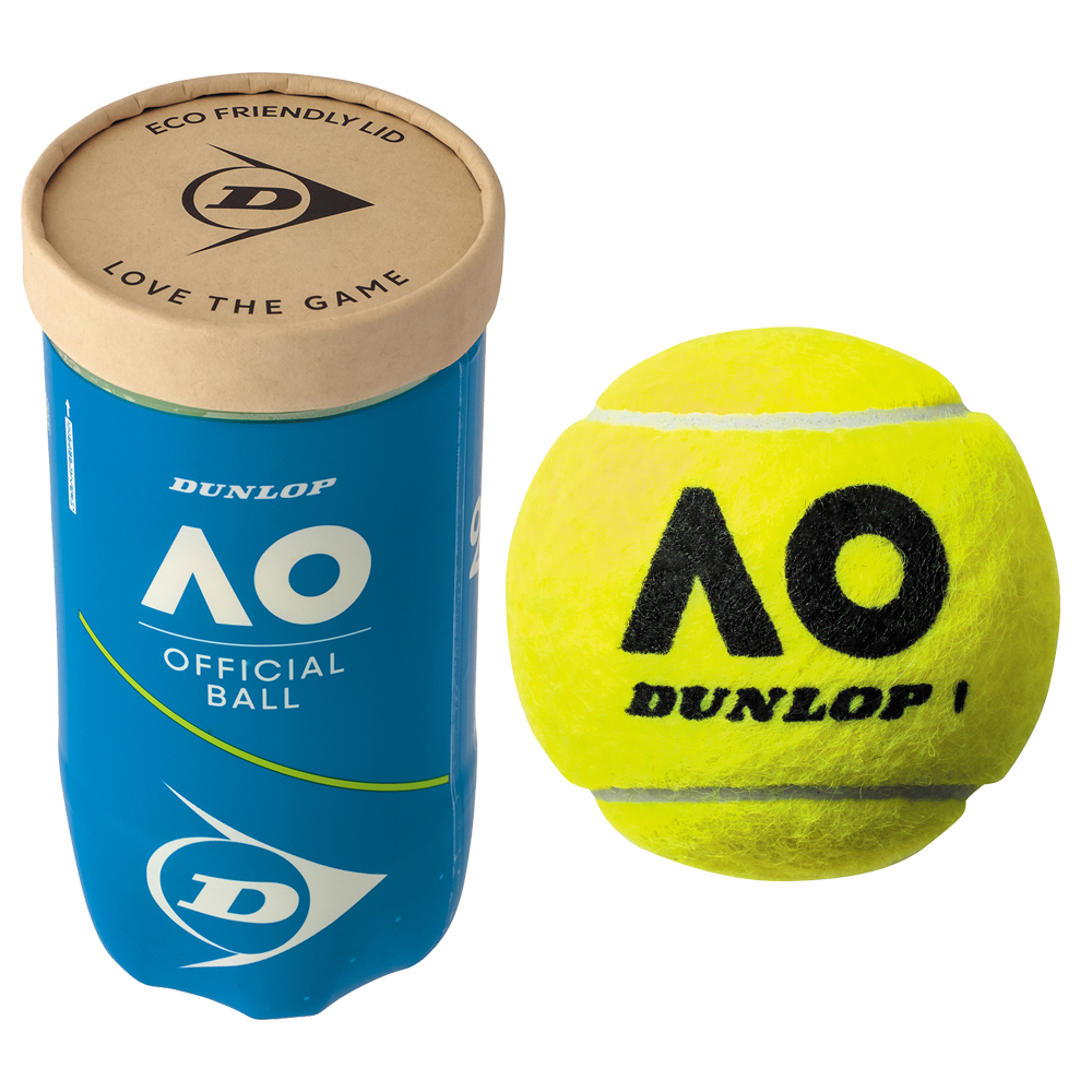 ダンロップ DUNLOP Australian Open オーストラリアンオープン 大会使用球 公式ボール AO 2球入 2個入 1缶 テニスボール DAOBYL2TIN『即日出荷』 | DUNLOP | 01