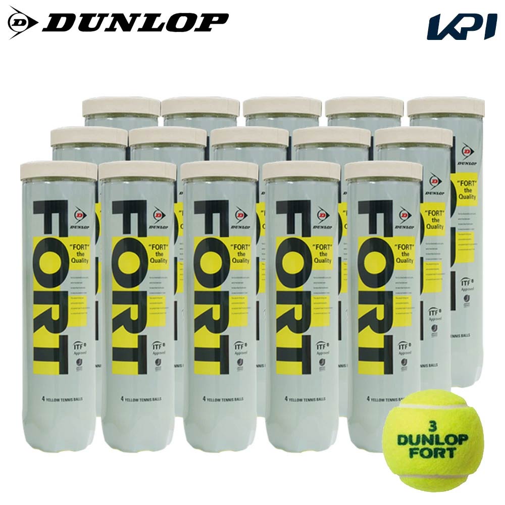 DUNLOP - 【新品】 Dunlop　ダンロップ フォート　15缶60球 楽天市場】【10％OFFクーポン対象】『即日出荷』DUNLOP