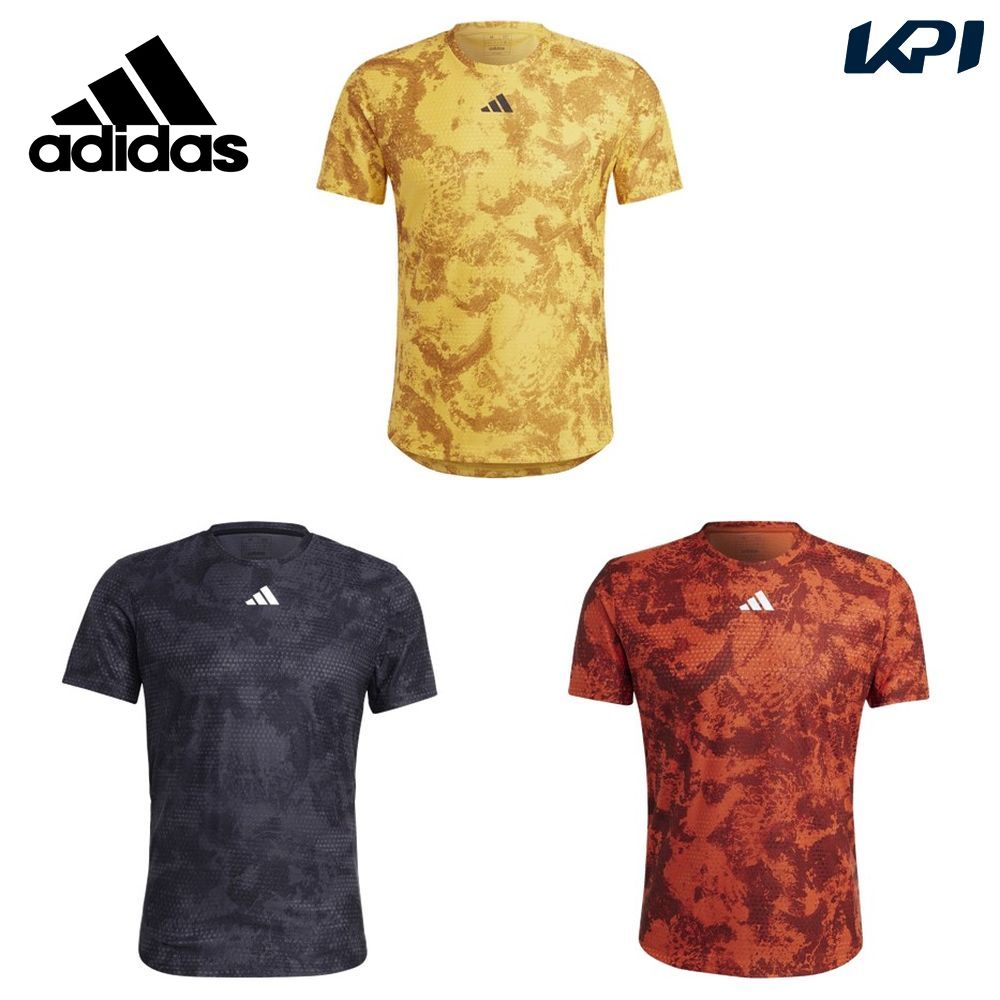 アディダス adidas テニスウェア メンズ テニス パリ HEAT. RDY  RG FREELIFT 半袖Tシャツ ローランギャロス ROLAND GARROS DSL85 2023SS