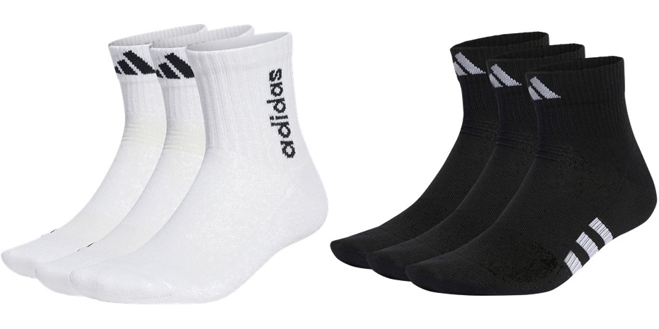 アディダス adidas マルチSPアクセサリー ユニセックス パフォーマンス 3Pクルーソックス 10足組 EBB57-10