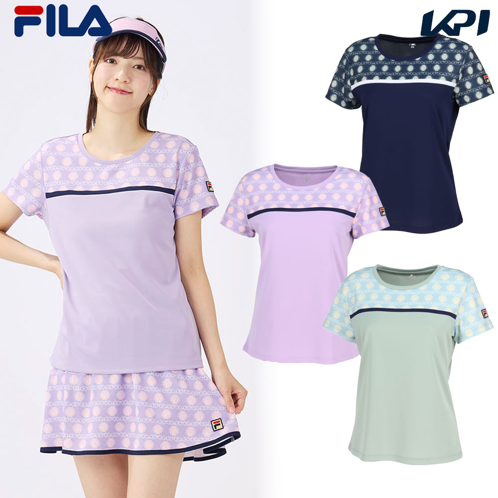 フィラ FILA テニスウェア レディース   ゲームシャツ EL0002 2025SS
