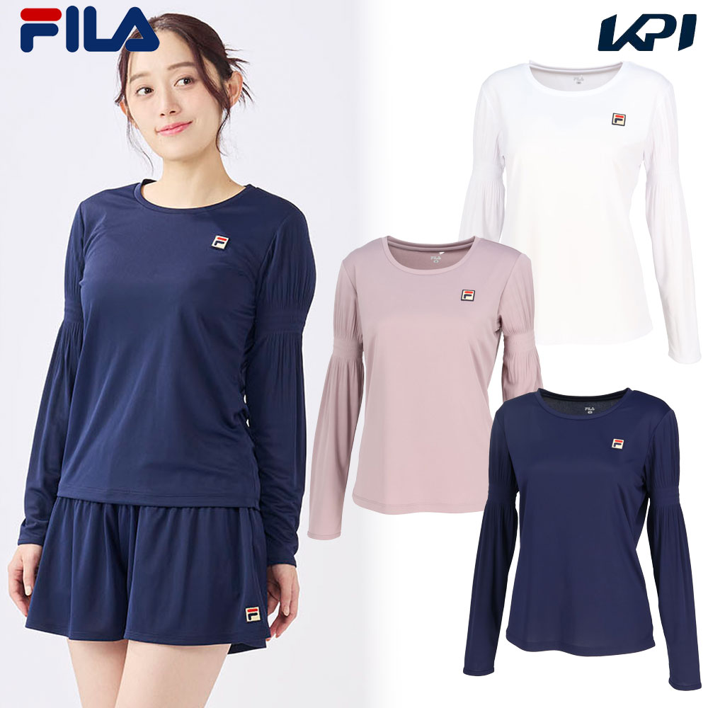 フィラ FILA テニスウェア レディース   ロングスリーブシャツ EL0012 2025SS